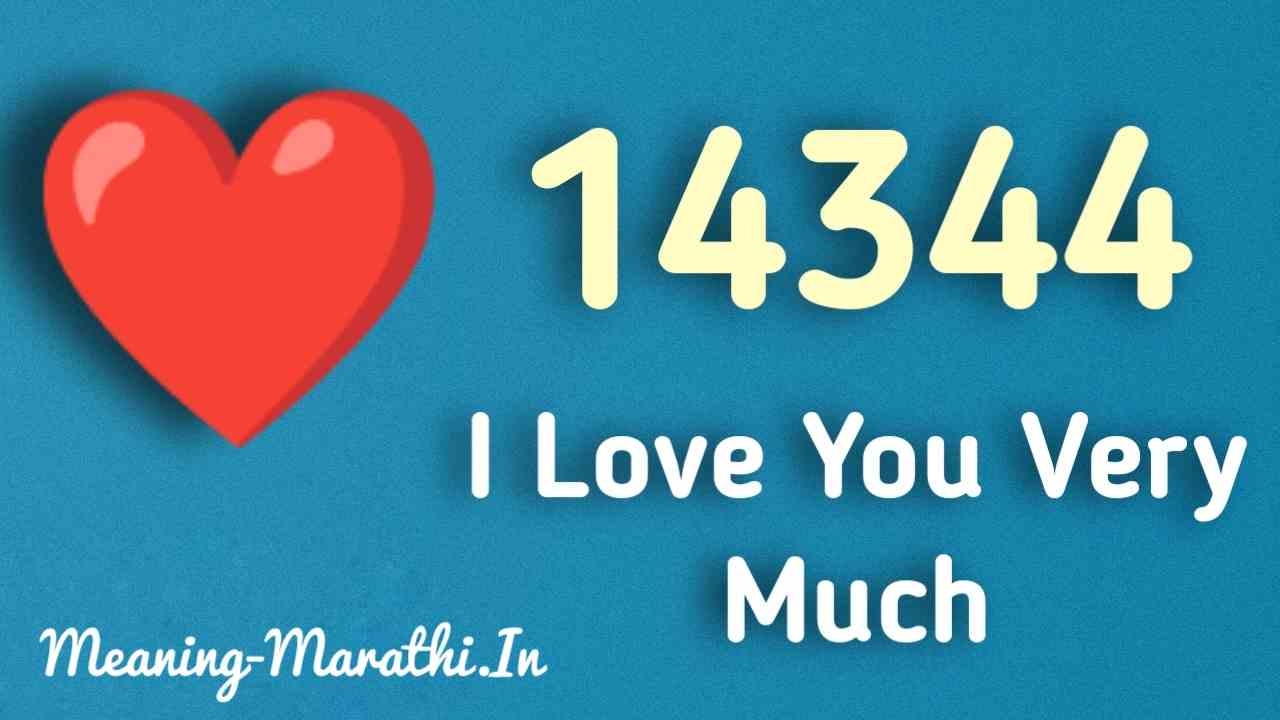 14344 meaning love